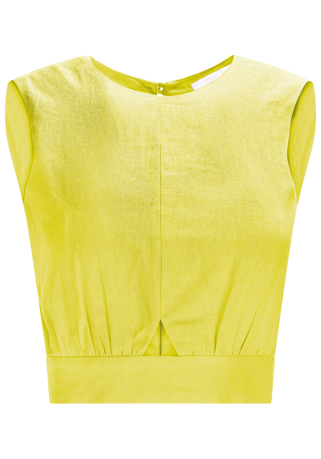 Blusa Cropped em Linho com Franzido Lez A Lez Feminino 7835L