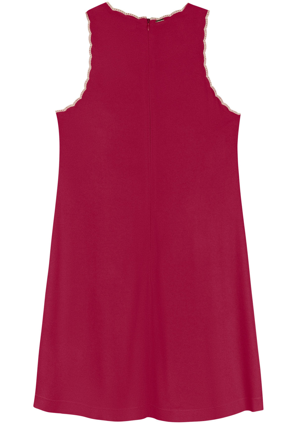 Vestido Curto Com Zíper E Bordado Lez A Lez Feminino 9275E