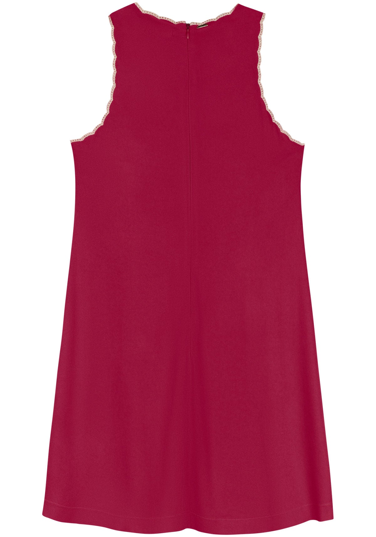 Vestido Curto Com Zíper E Bordado Lez A Lez Feminino 9275E