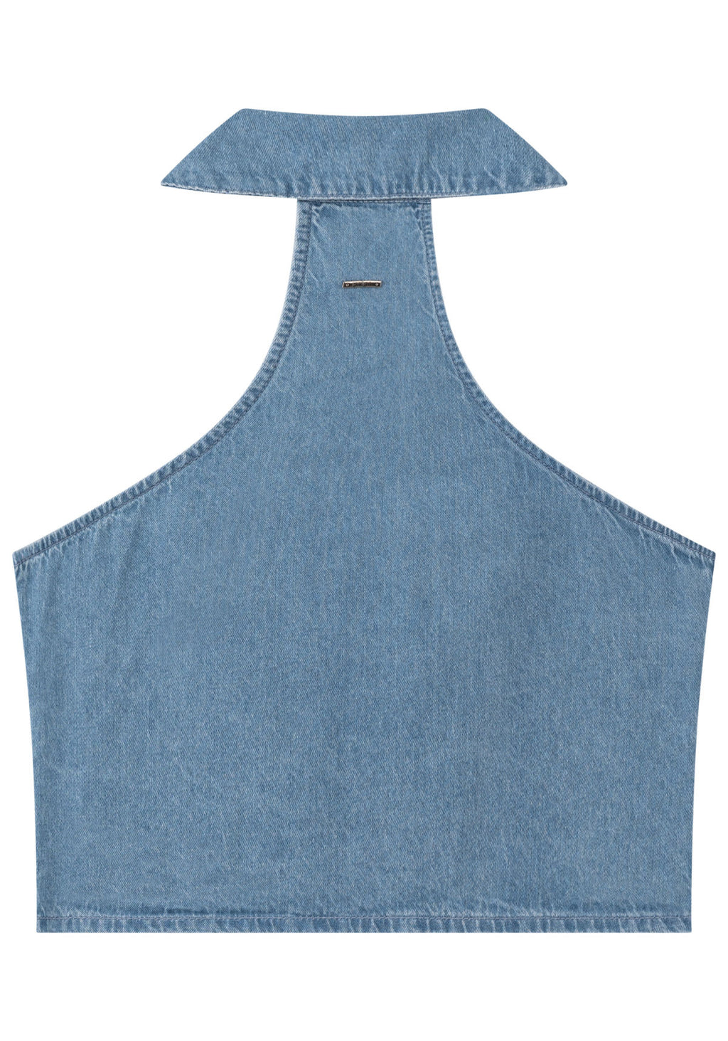 Camisa Jeans Bordada Com Botões Lez A Lez Feminino 0172E