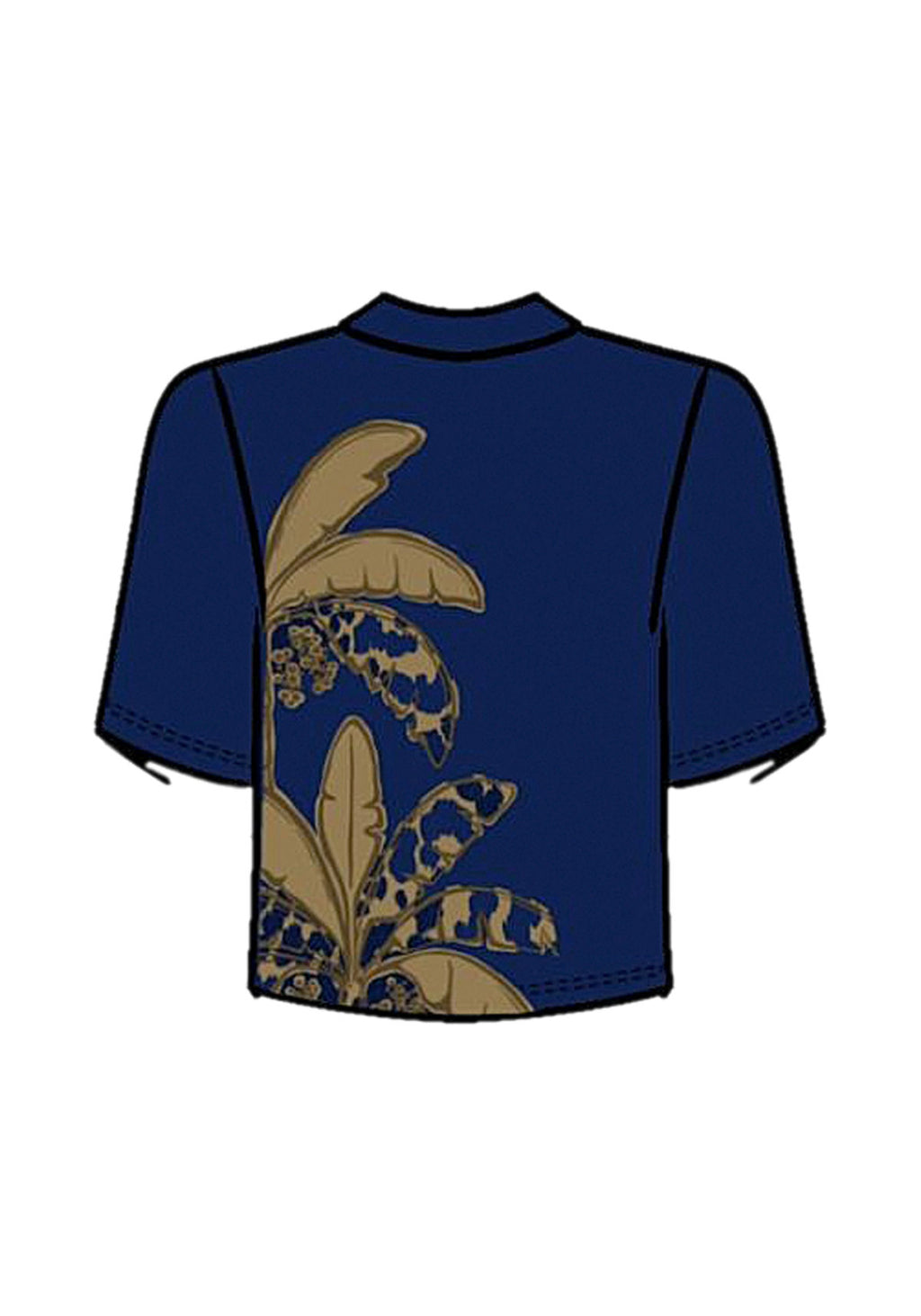 T-shirt Com Gola Em Malha Liocel Lez a Lez Feminino 9477E