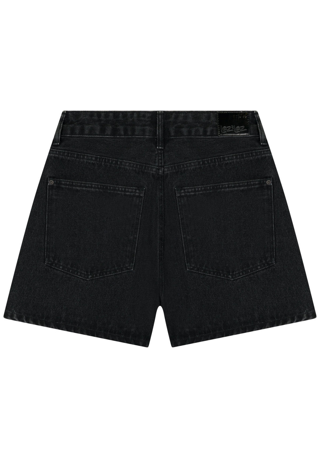 Shorts Jeans Preto Com Cintura Lez A Lez Feminino 2307E