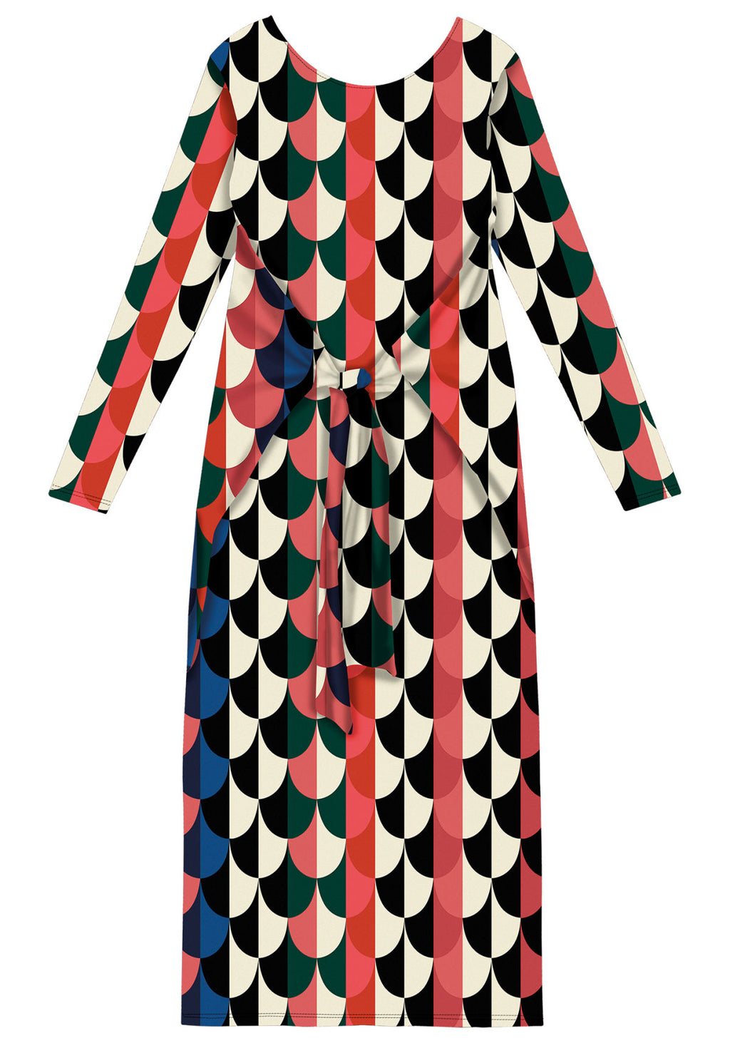 Vestido Manga Longa Estampado Lez A Lez Feminino 5669L