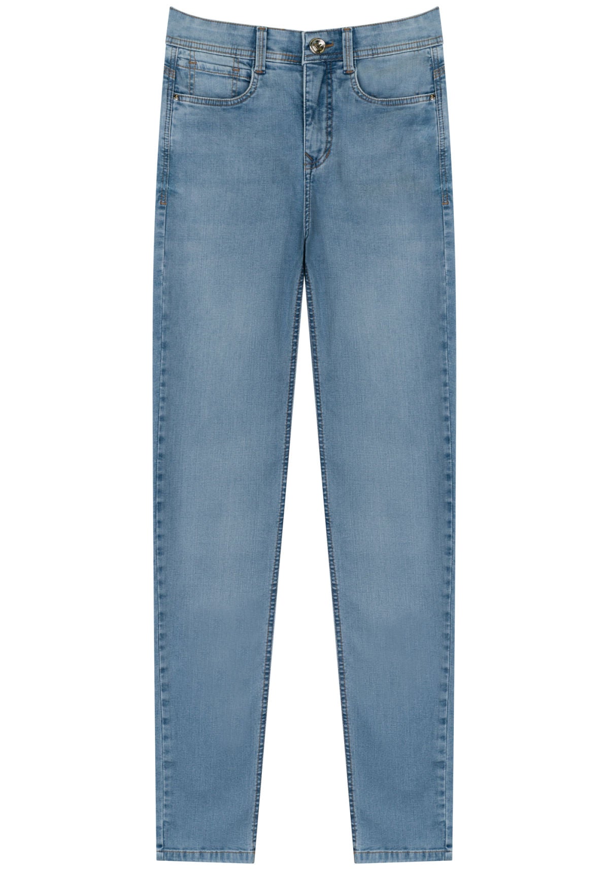 Calça Jeans Skinny Com Cintura Alta Shaping