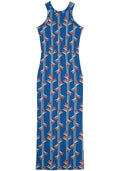 Vestido Chá Nadador Canelado Lez A Lez Feminino 5308E