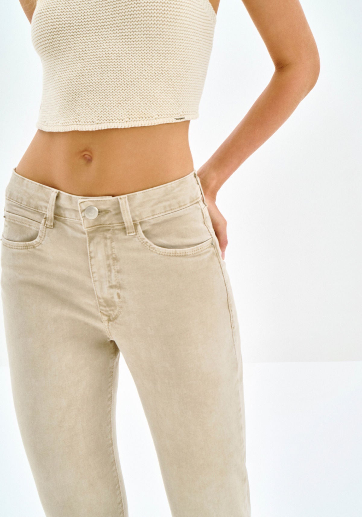 Calça Sarja Skinny Cintura Alta Lez A Lez Feminino 9370L