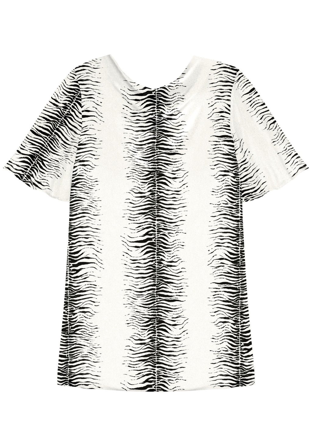 Blusa De Mangas Curtas Estampada Lez A Lez Feminino 9126E