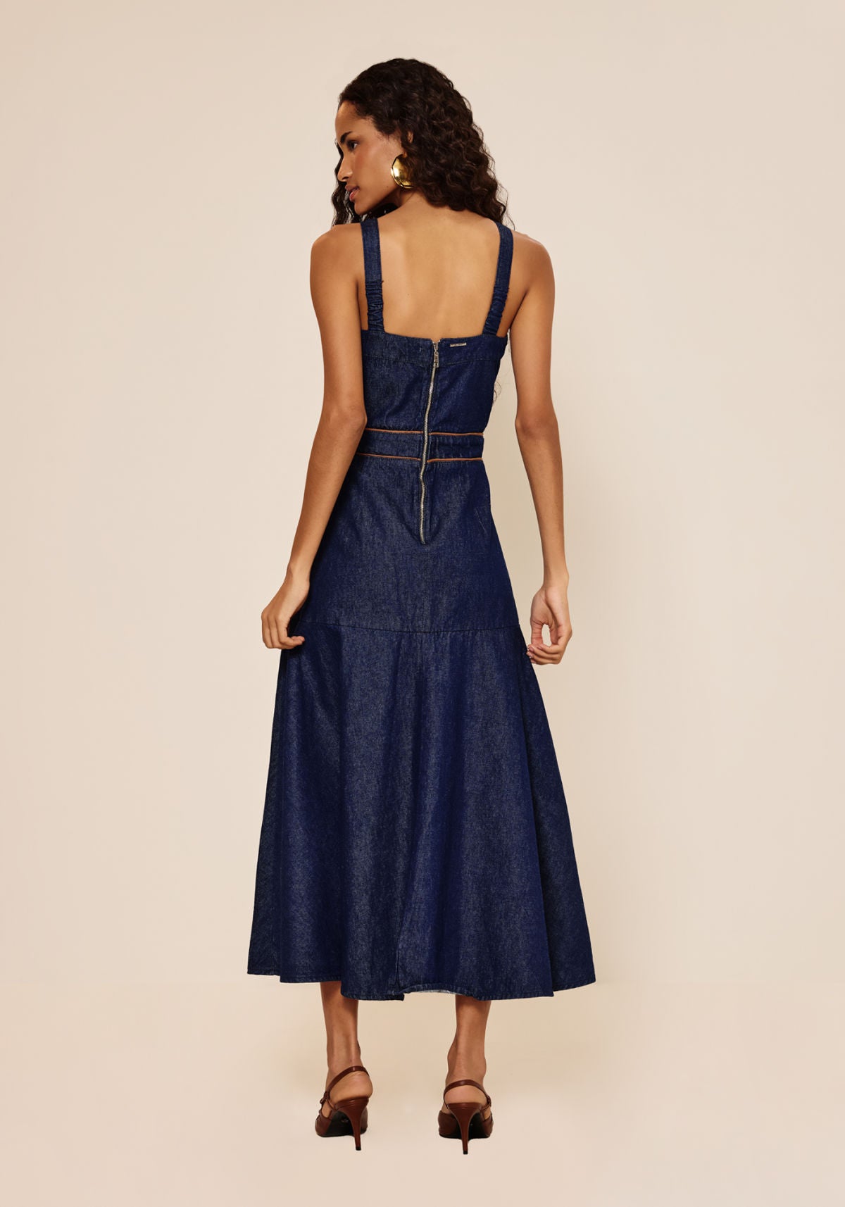 Vestido Jeans Chá De Alças Lez A Lez Feminino 1030E