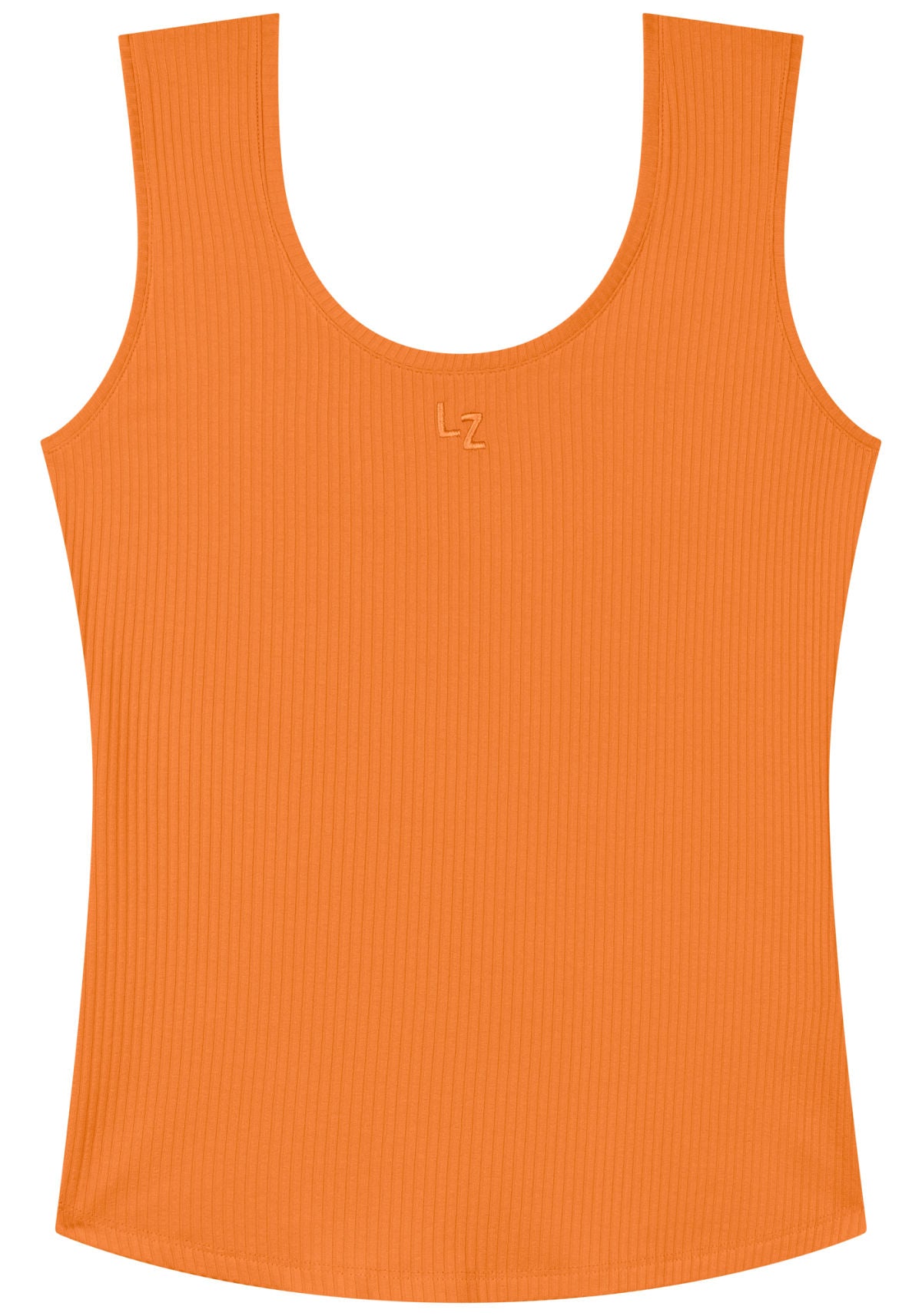 Blusa Regata Básica Com Bordado Lez A Lez Feminino 5071E