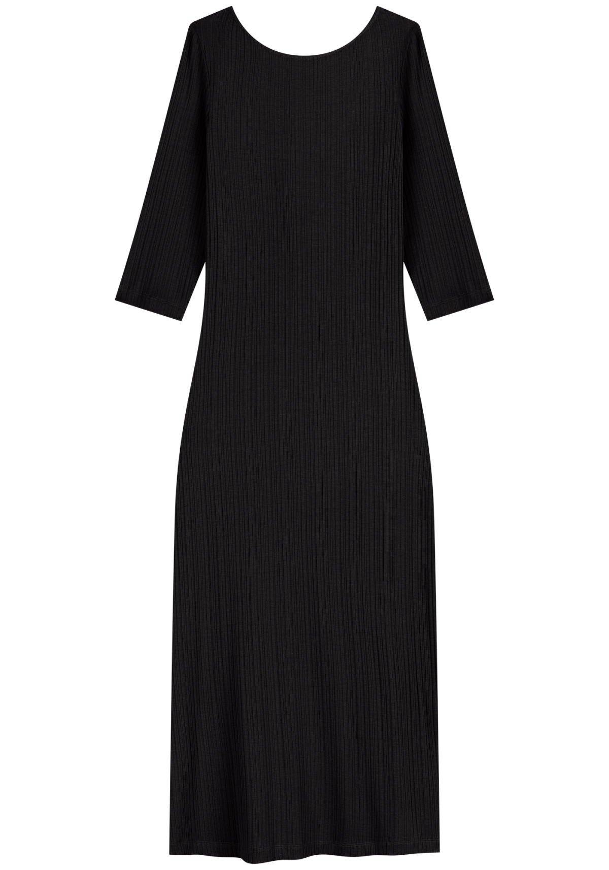 Vestido Midi Em Malha Canelada Lez A Lez Feminino 7267E