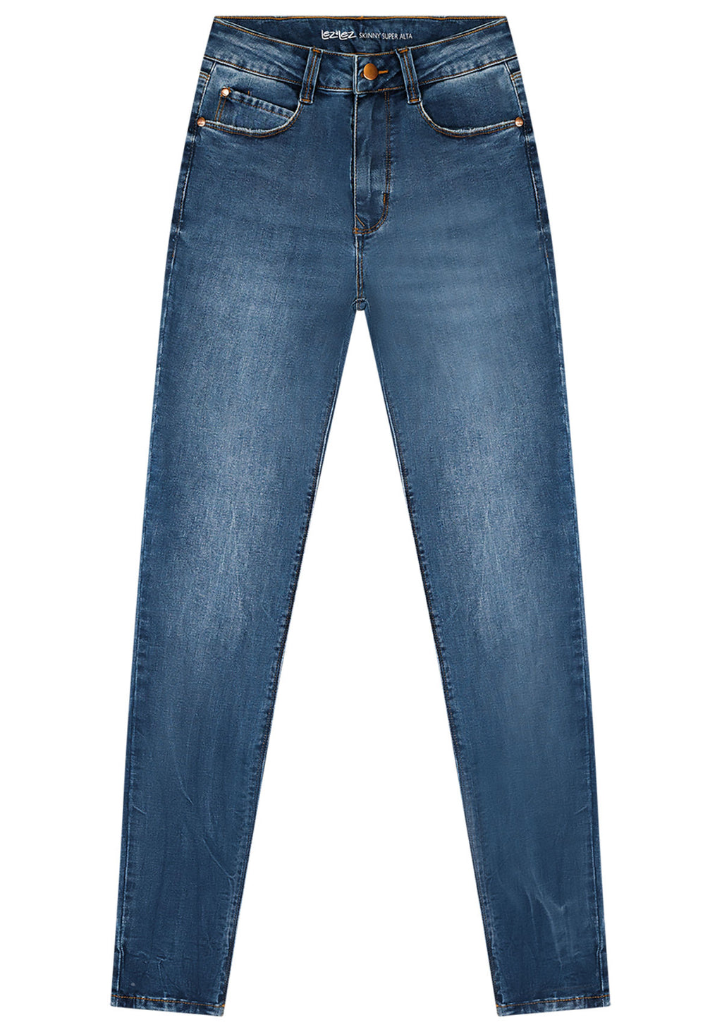 Calça Jeans com Elastano Lez A Lez Feminino 7887L