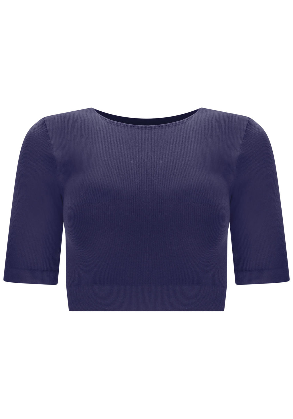 Blusa Manga Curta Seamless Cropped Lez A Lez Feminino 9355L