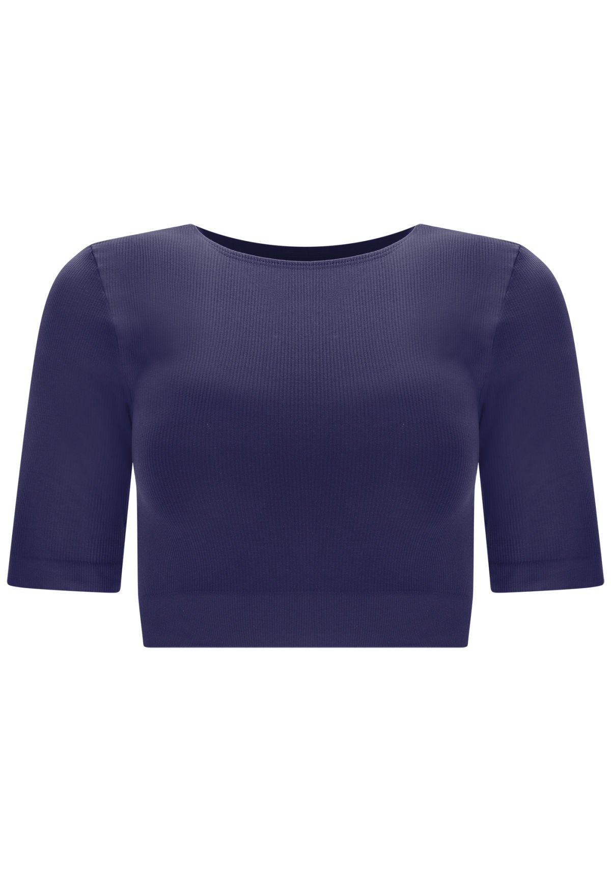 Blusa Manga Curta Seamless Cropped Lez A Lez Feminino 9355L