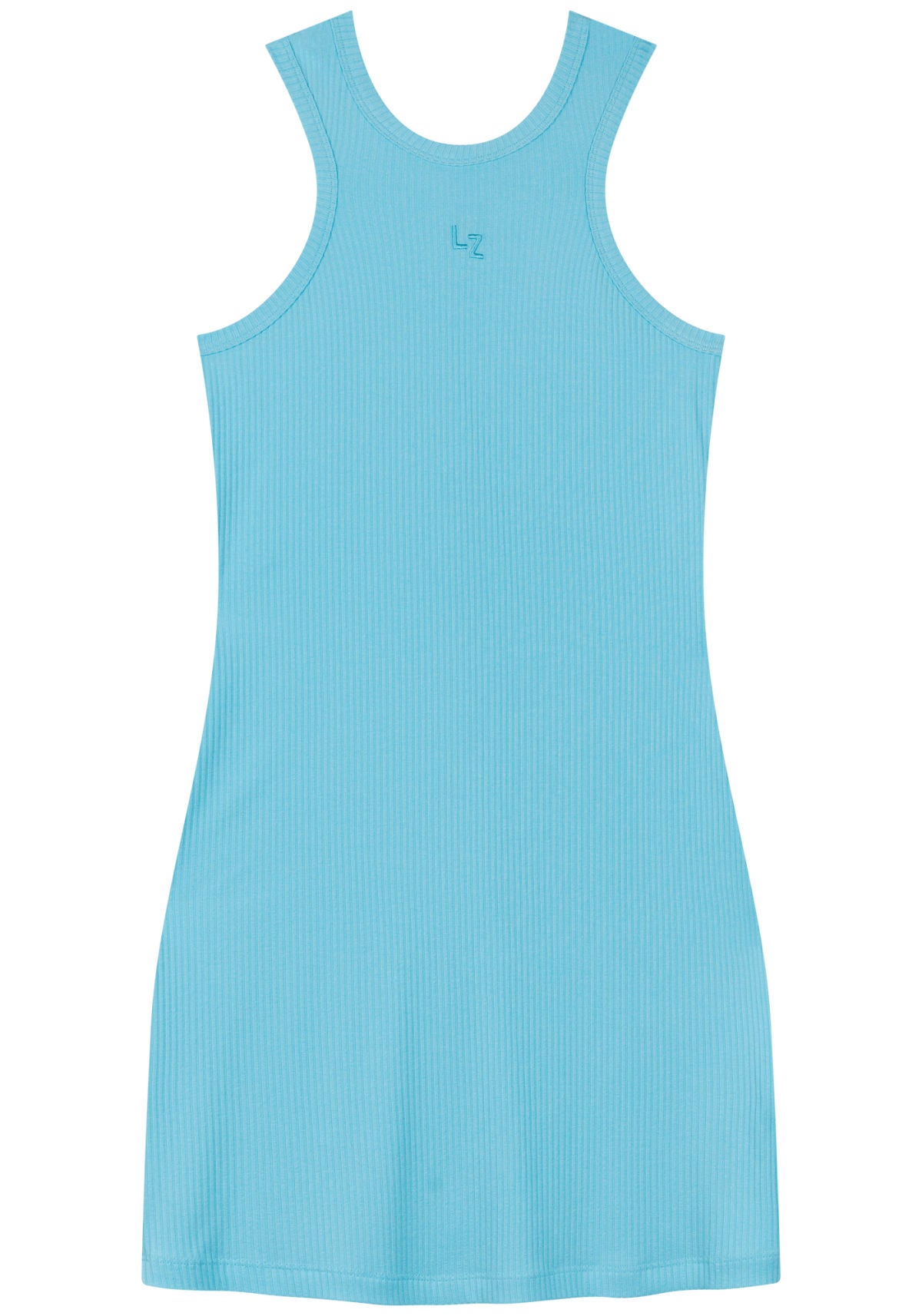 Vestido Curto Bordado Malha  CaneladaLez A Lez Feminino 5303