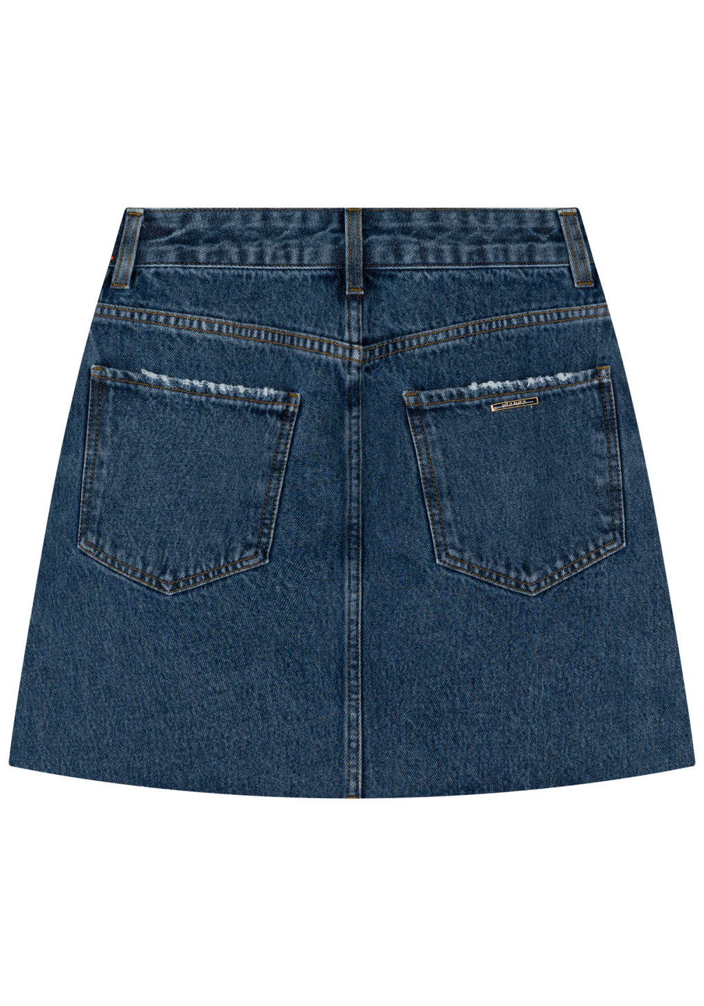 Saia Jeans Curta Com Cintura Alta Lez A Lez Feminino 2328E