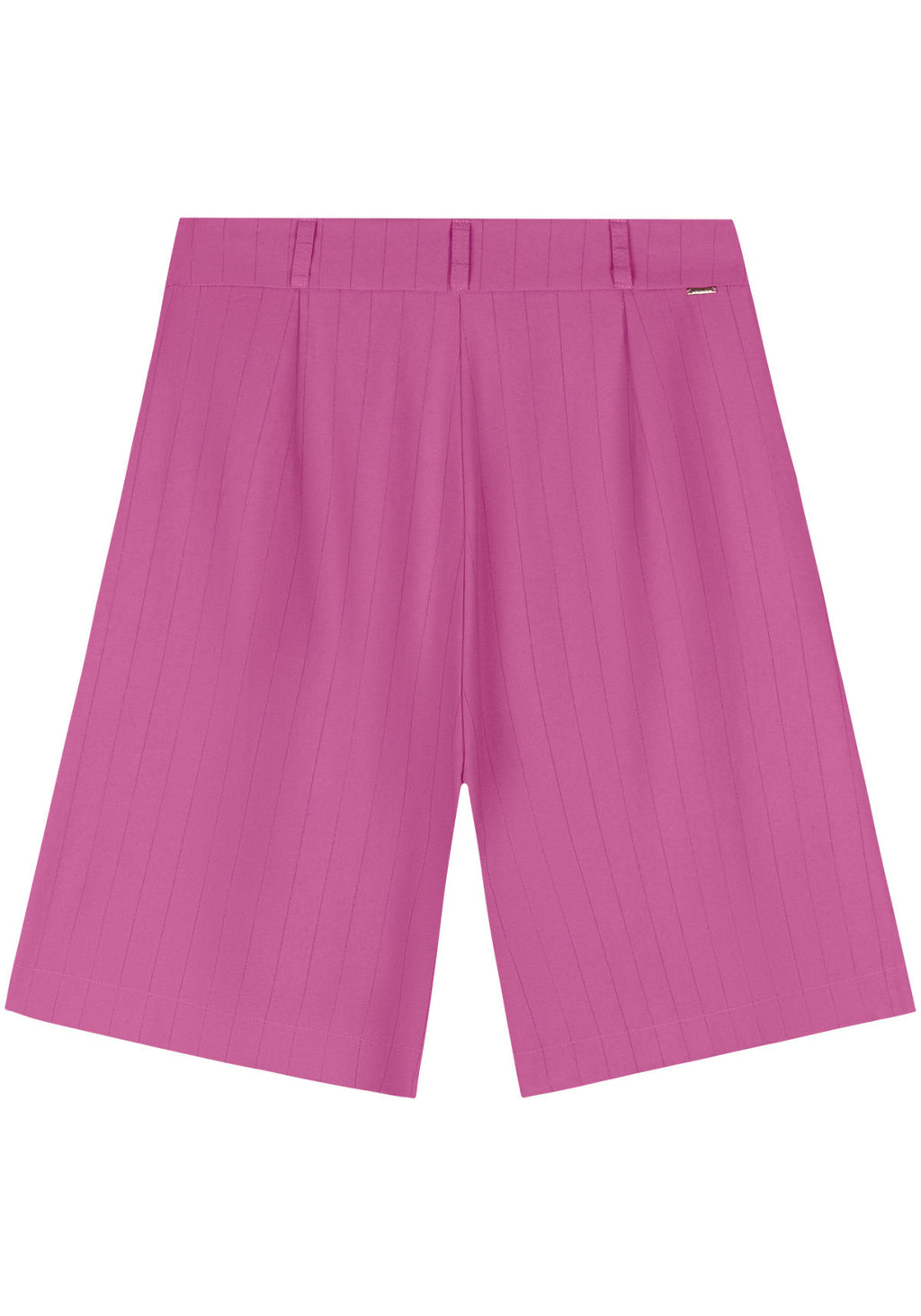 Shorts De Cintura Alta Riscas Lez A Lez Feminino 9328E