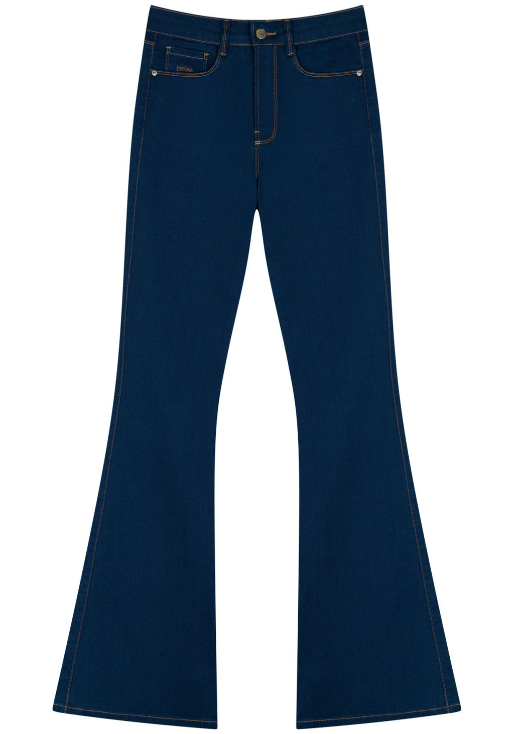 Calça Jeans Flare Com Elastano Lez A Lez Feminino 2363E