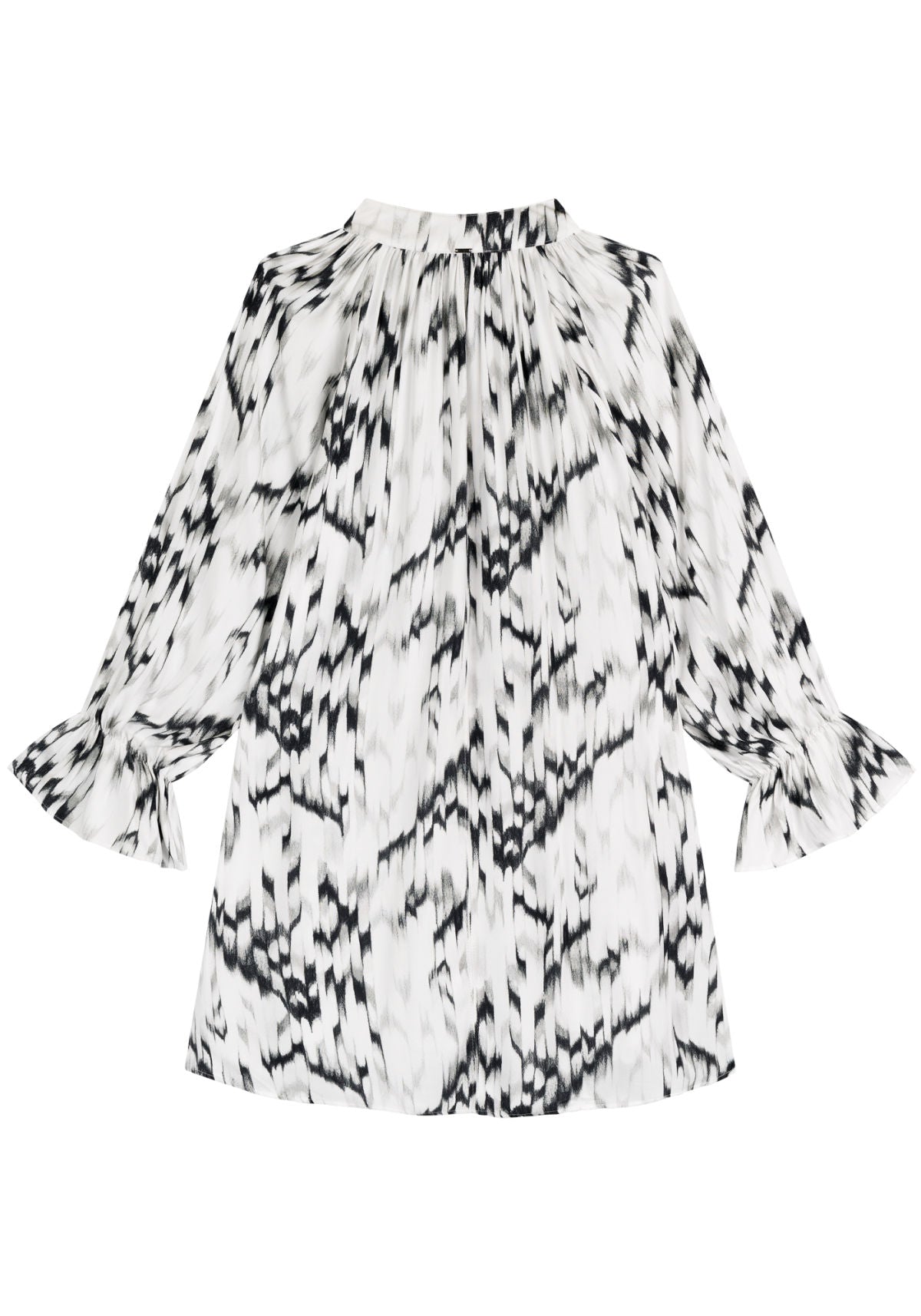 Vestido Curto Estampado Em Viscose Lez A Lez Feminino 7278E