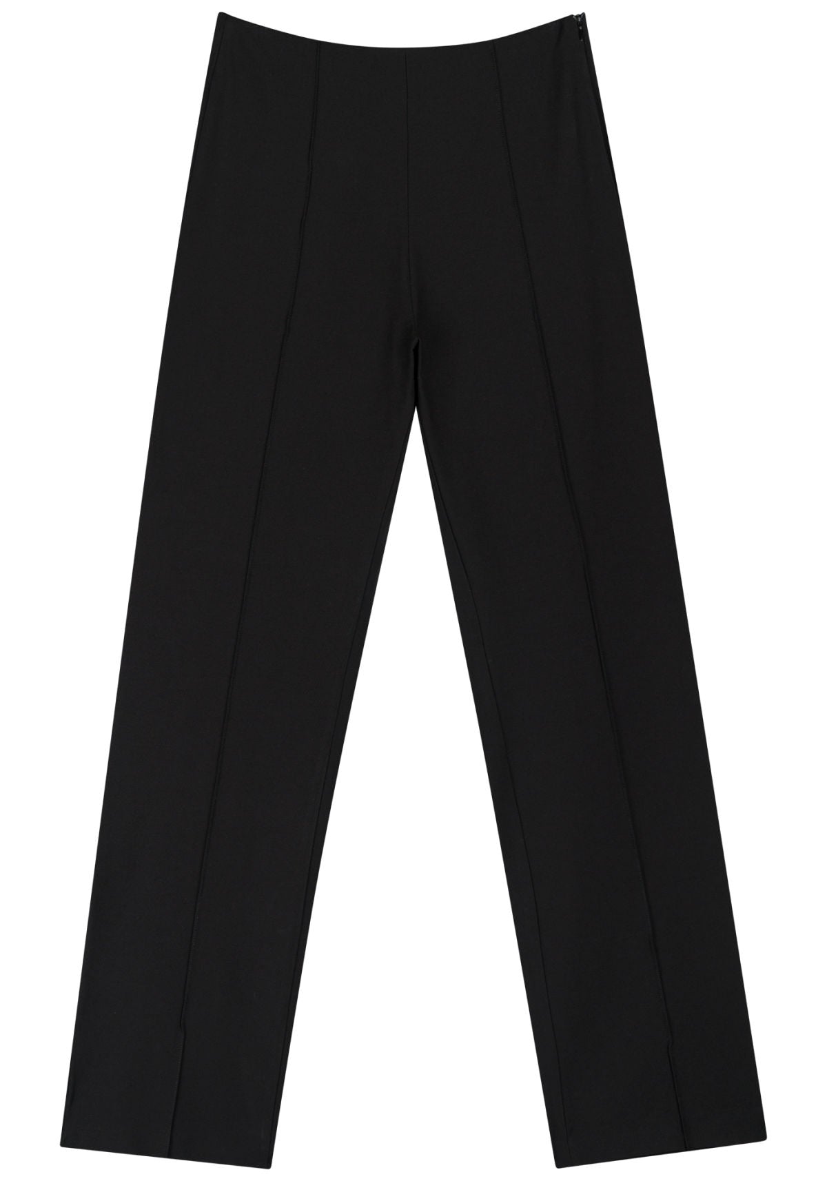 Calça Reta Em Bengaline Com Cintura Lez A Lez Feminino 7213E