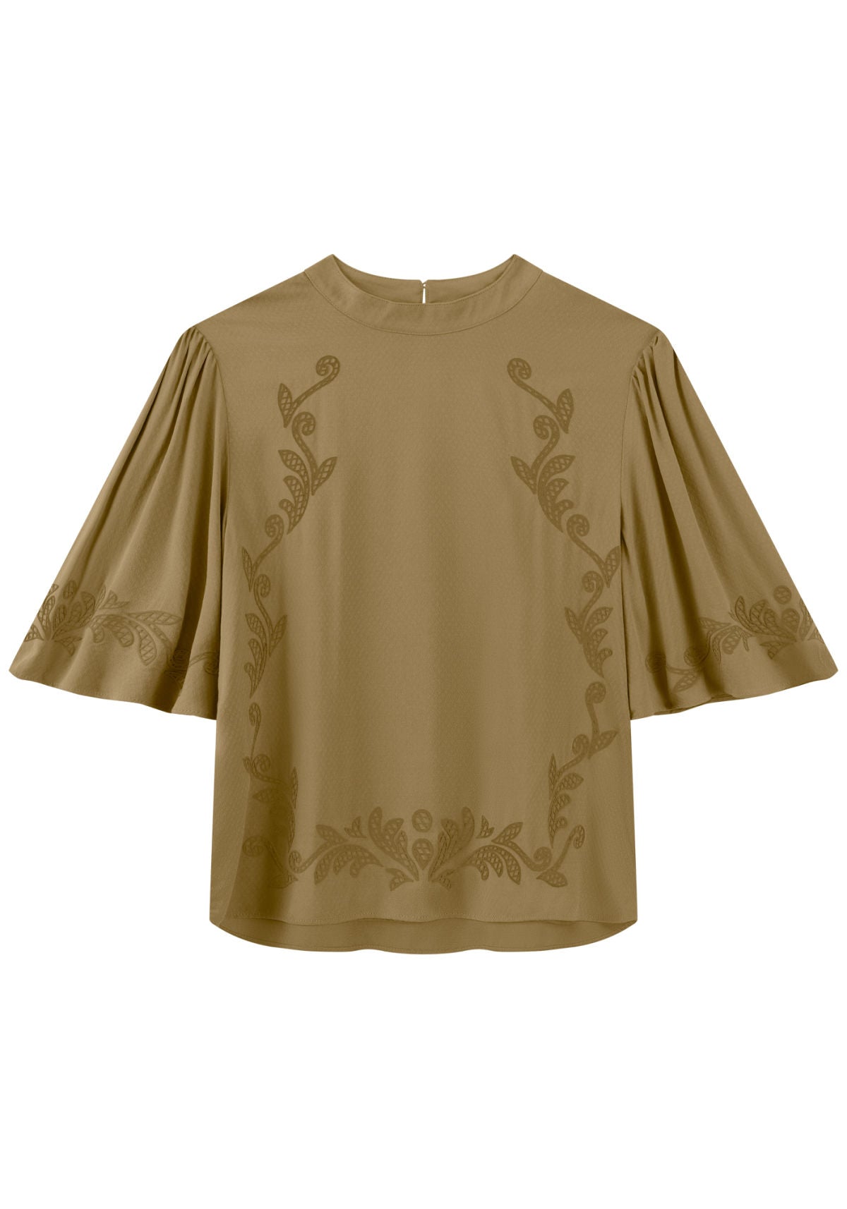Blusa De Mangas Curtas Com Estampa Lez A Lez Feminino 7802E