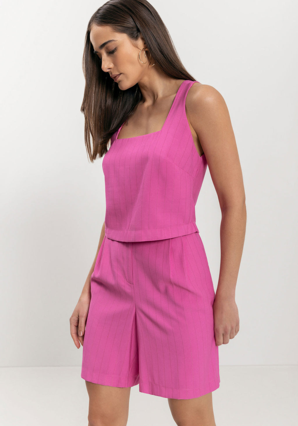 Blusa Curta Em Alfaiataria Lez A Lez Feminino 9212E