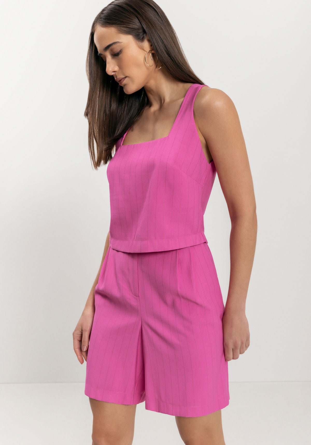Blusa Curta Em Alfaiataria Lez A Lez Feminino 9212E