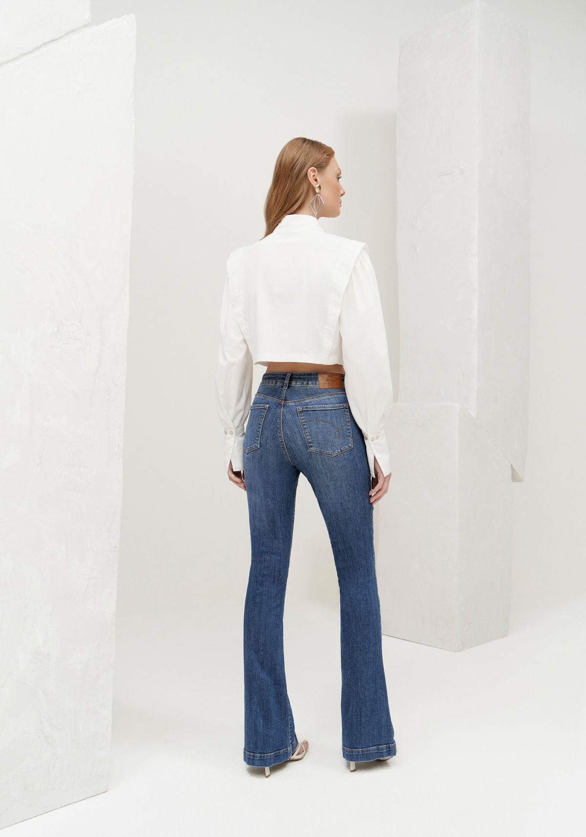 Calça Jeans Flare Boot Cut Lez A Lez Feminino 2184L