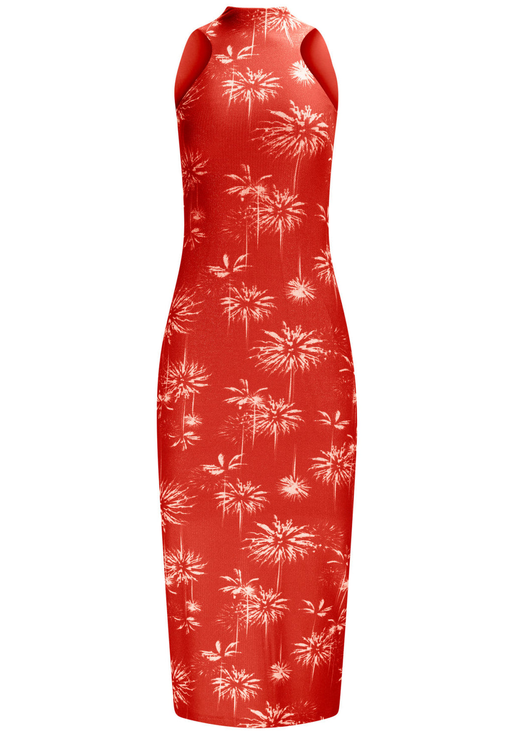 Vestido Midi Halter Neck Estampado Lez A Lez Feminino 3241E