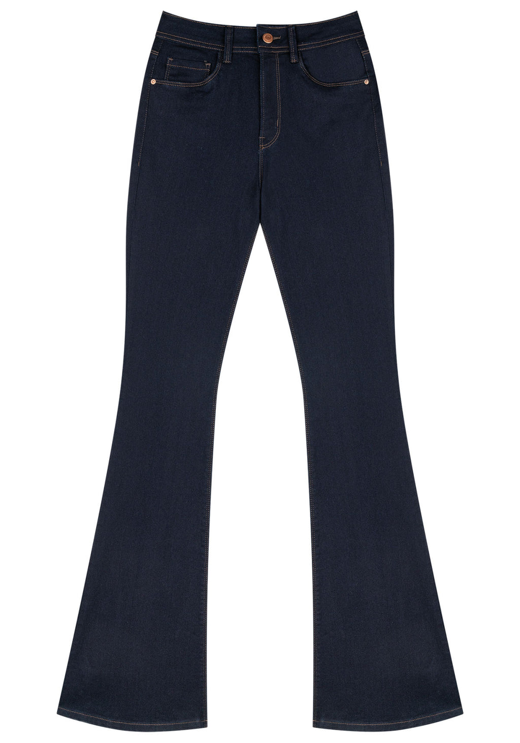 Calça Jeans Flare Cintura Alta Lez A Lez Feminino 2165L