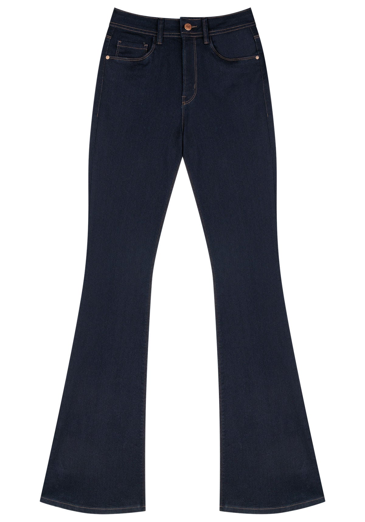 Calça Jeans Flare Cintura Alta Lez A Lez Feminino 2165L