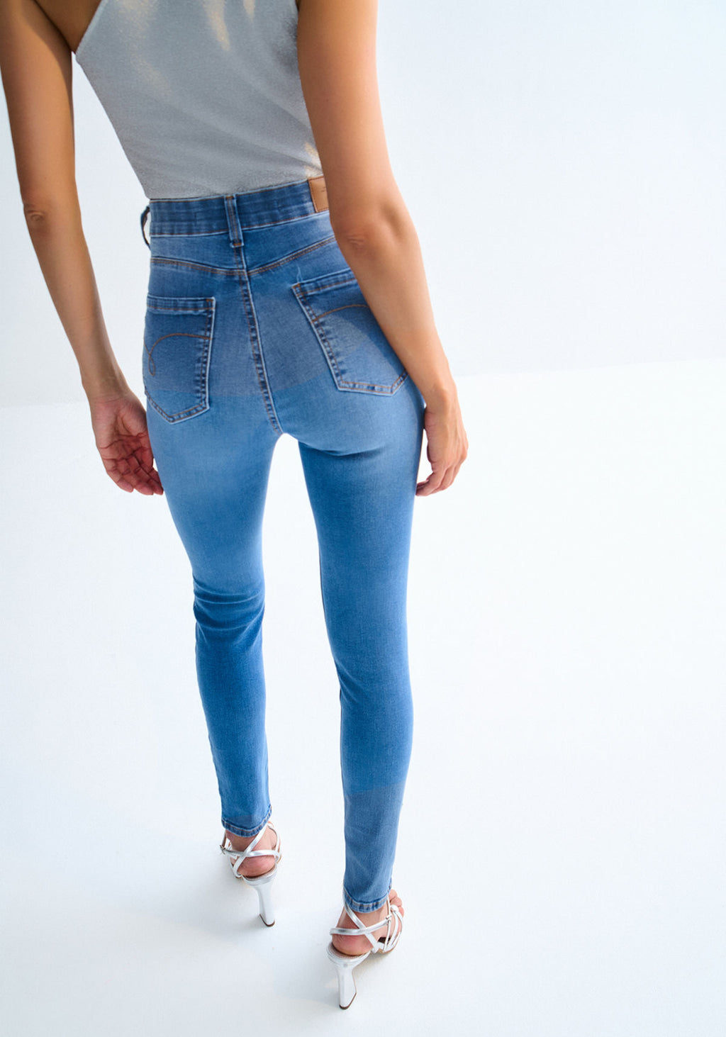 Calça Jeans Skinny Cintura Alta Lez A Lez Feminino 0033E