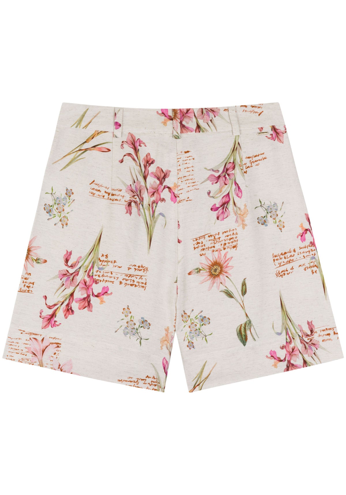 Shorts Estampado De Cintura Alta Lez A Lez Feminino 5198E