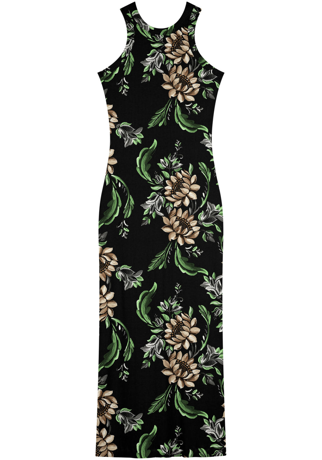Vestido Chá Nadador Canelado Lez A Lez Feminino 5308E