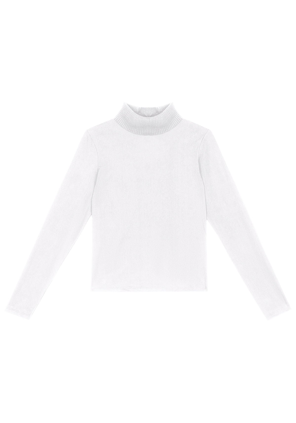 Blusa Manga Longa em Malha Lez A Lez Feminino 5528L