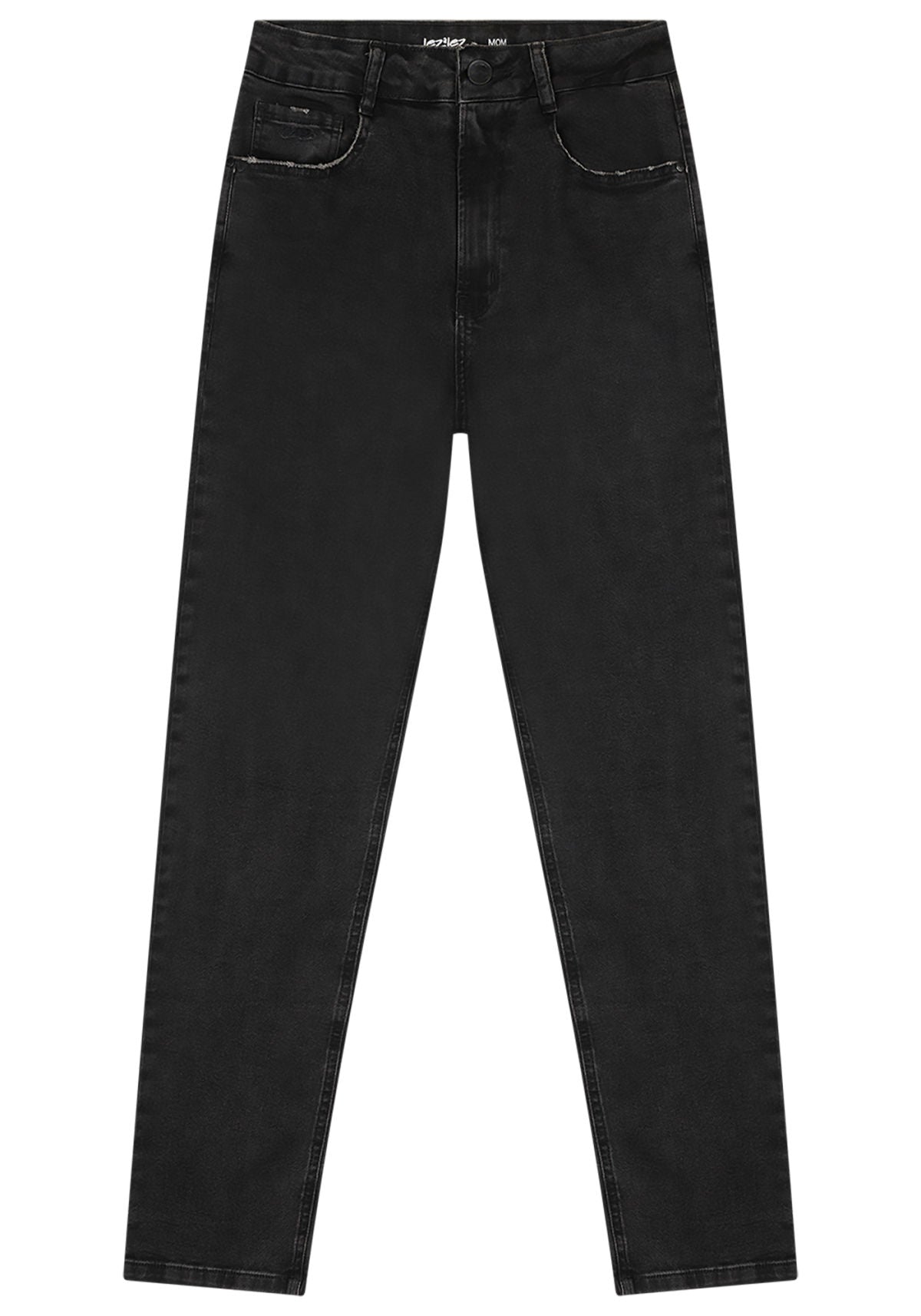 Calça Jeans Mom Cropped Super Alta Lez A Lez Feminino 7903L