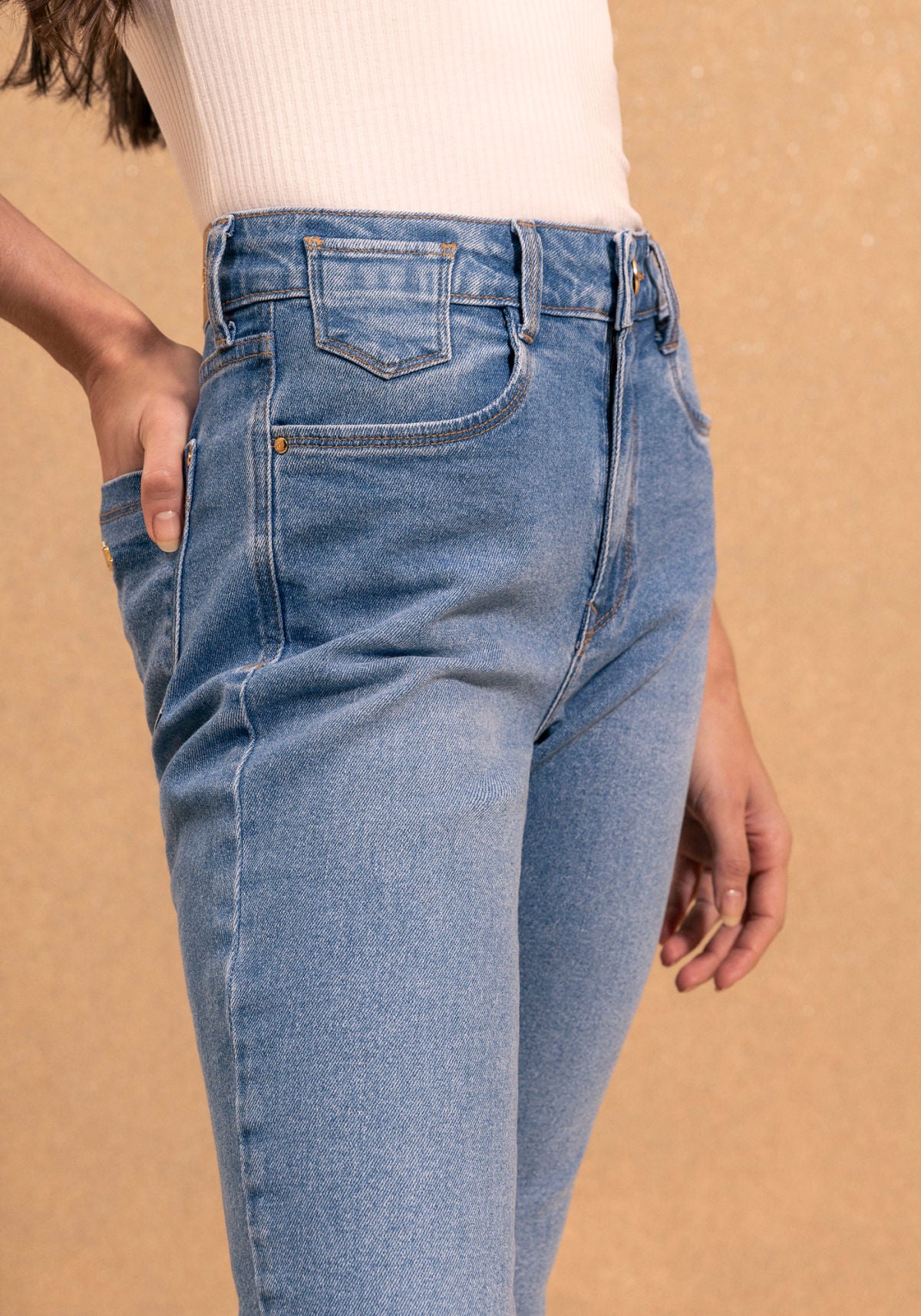 Calça Jeans Boot Cut Com Elastano Lez A Lez Feminino 2264E