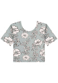 Blusa Curta Estampada Em Malha Lez A Lez Feminino 9042E