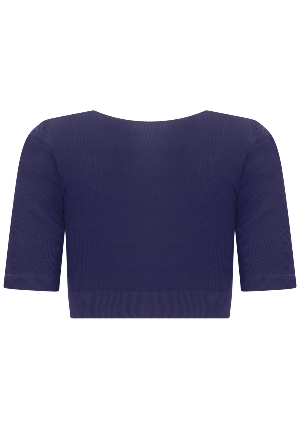Blusa Manga Curta Seamless Cropped Lez A Lez Feminino 9355L