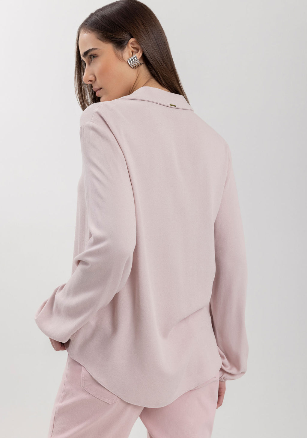 Camisa De Mangas Longas Com Punhos Lez A Lez Feminino 7225E