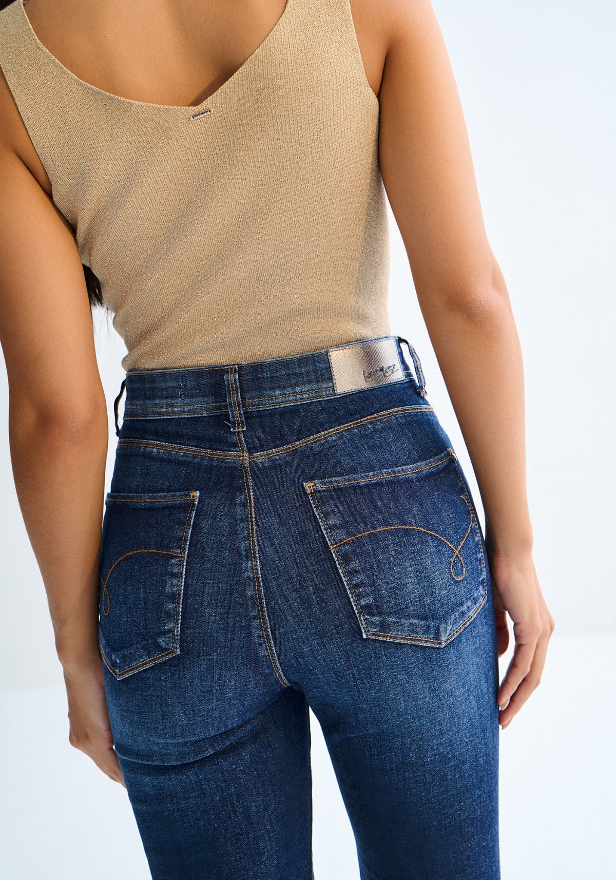 Calça Jeans Skinny Cintura Alta Lez A Lez Feminino 0029E
