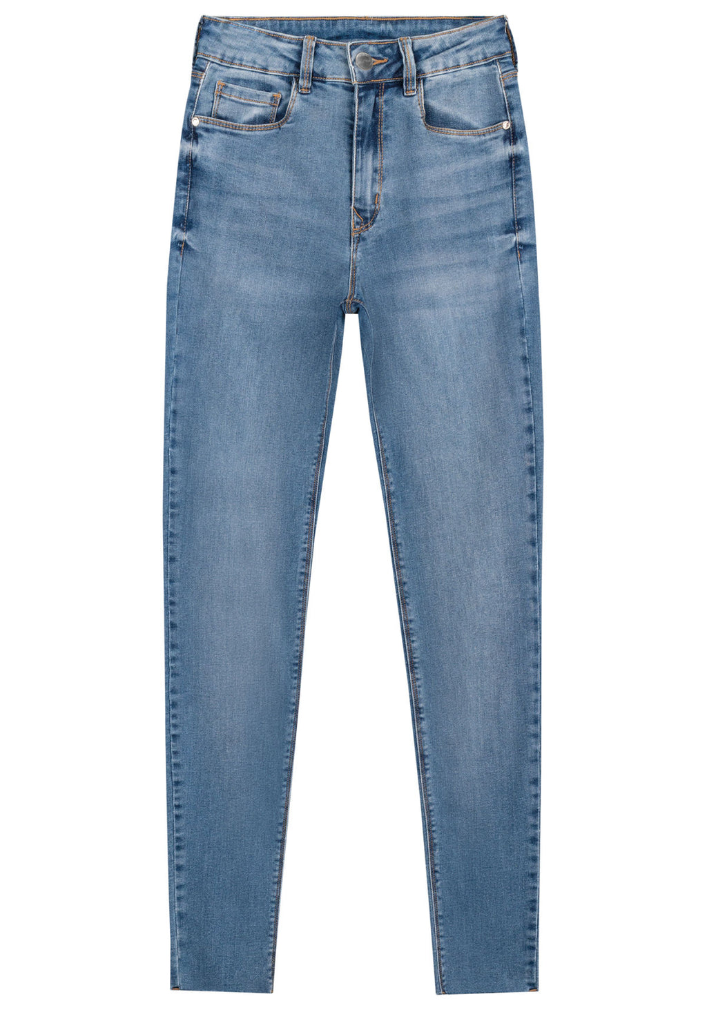 Calça Jeans Skinny Cintura Alta Lez A Lez Feminino 7924L