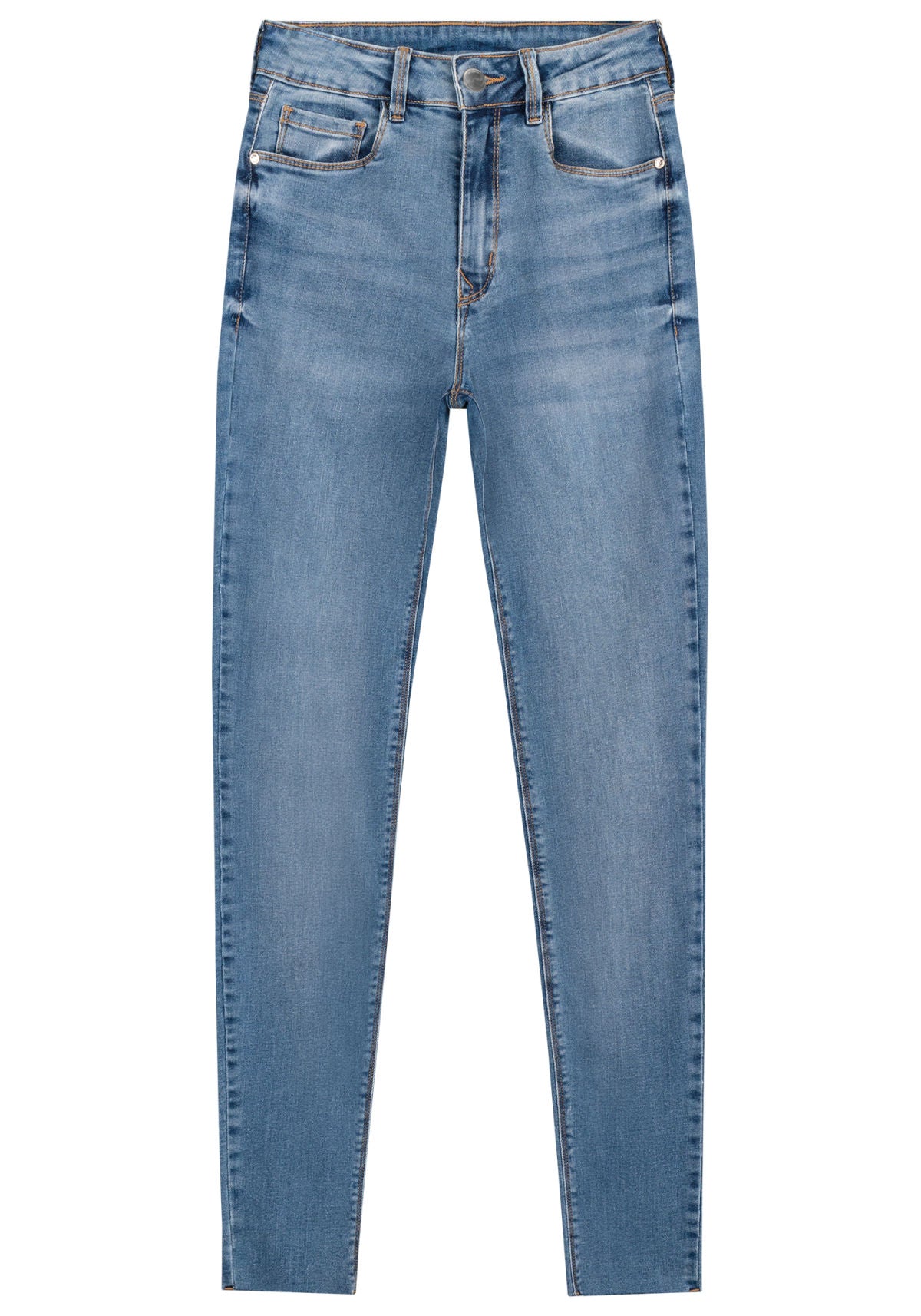 Calça Jeans Skinny Cintura Alta Lez A Lez Feminino 7924L