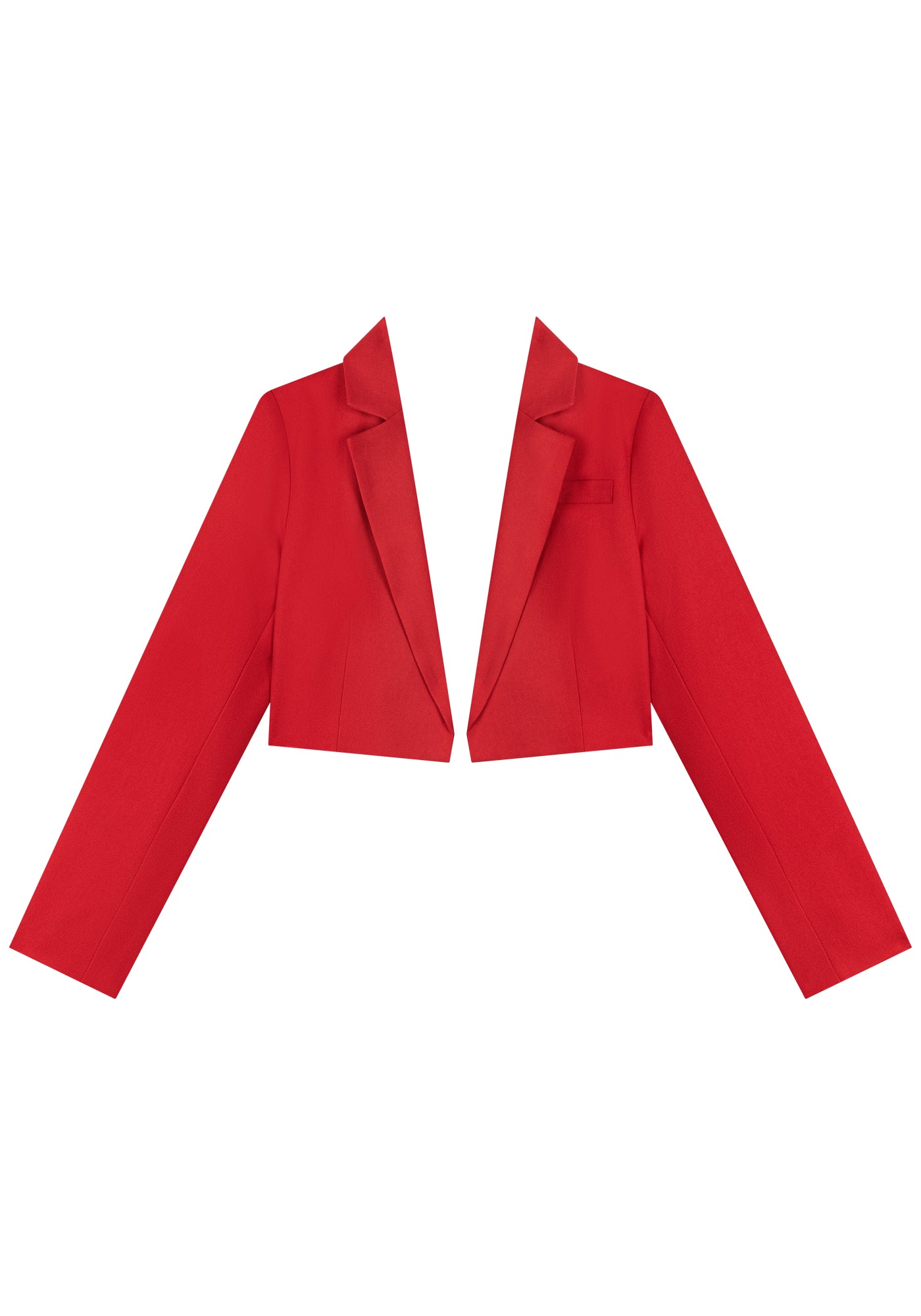 Blazer Cropped Com Lapelas E Botão Lez a Lez Feminino 5232E