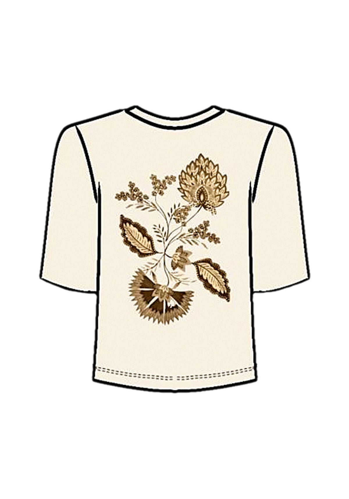 T-shirt Bordada Em Malha De Algodão Lez A Lez Feminino 9483E