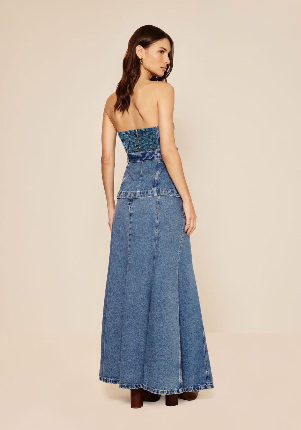 Top Jeans Sem Alças Com Cinto Lez A Lez Feminino 1021E