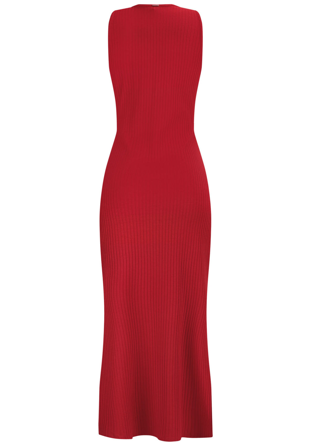 Vestido Midi Canelado com Amarração Lez A Lez Feminino 6920L