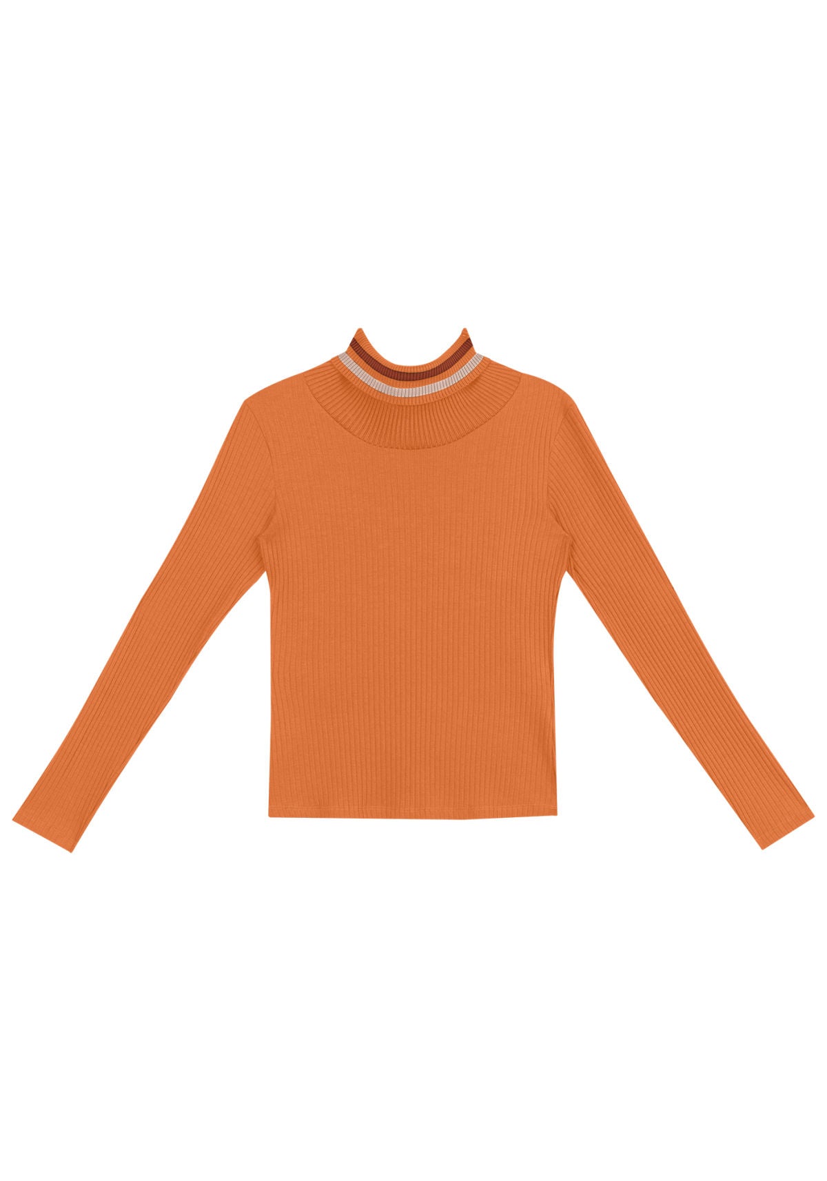 Blusa Manga Longa com Gola Alta Lez A Lez Feminino 5530L