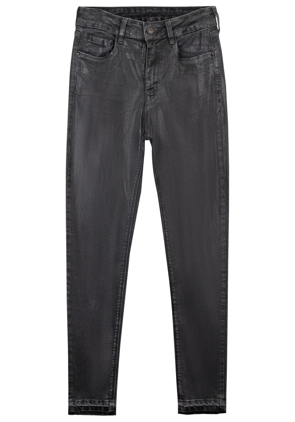 Calça Jeans Skinny Cropped Preta Lez A Lez Feminino 7929L
