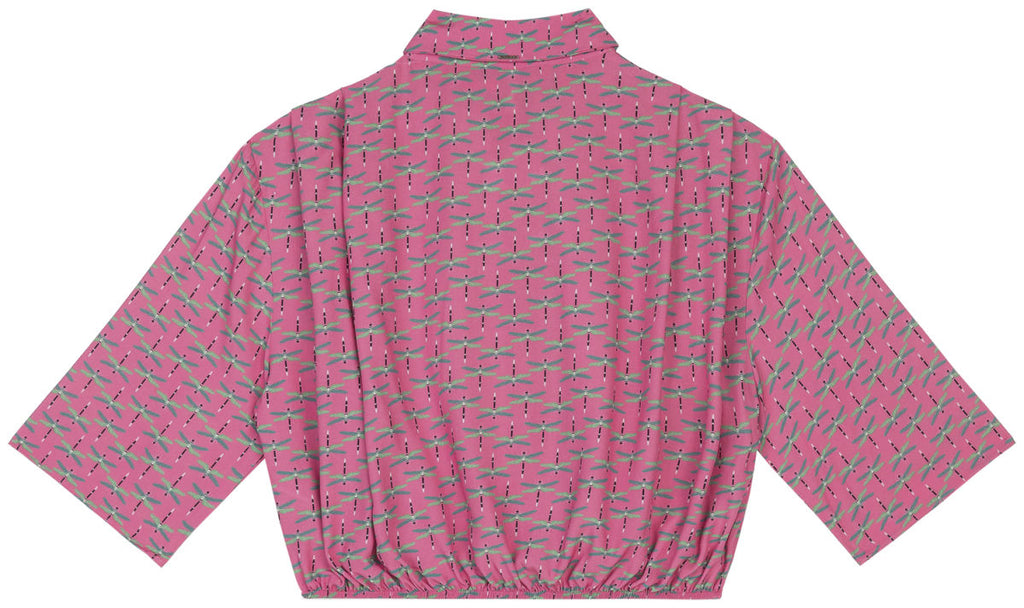 Camisa Cropped em Viscose Lez A Lez Feminino 7345L