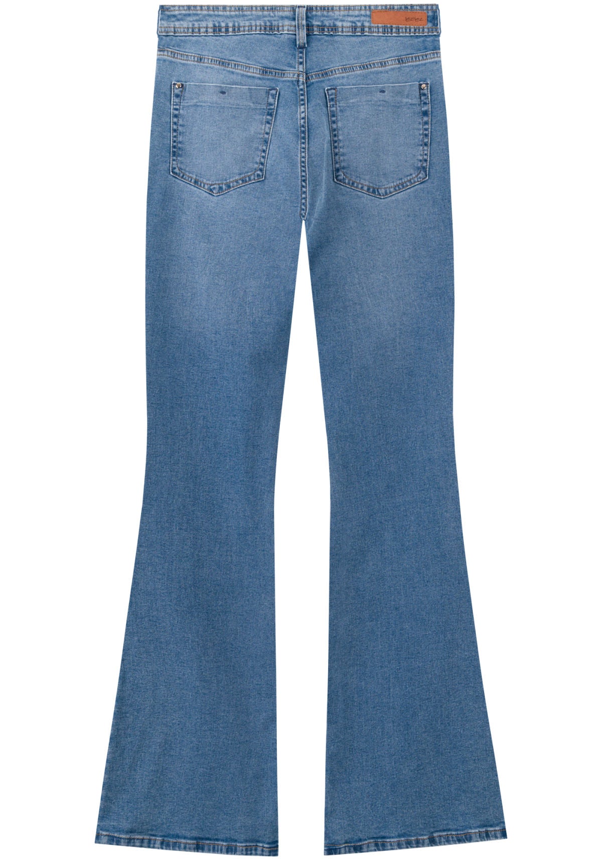 Calça Jeans Flare De Cintura Alta Lez A Lez Feminino 0926E